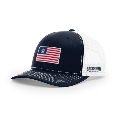 USA Flag Snapback Hat