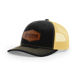 Leather Logo, Snapback Hat