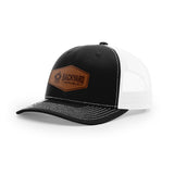 Leather Logo, Snapback Hat
