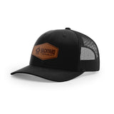 Leather Logo, Snapback Hat