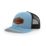 Leather Logo, Snapback Hat