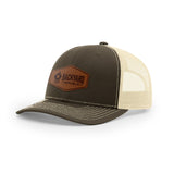 Leather Logo, Snapback Hat