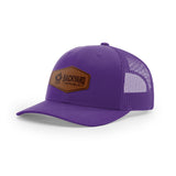 Leather Logo, Snapback Hat