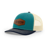 Leather Logo, Snapback Hat