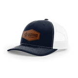 Leather Logo, Snapback Hat