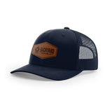 Leather Logo, Snapback Hat