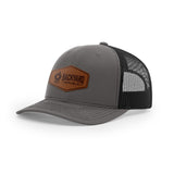 Leather Logo, Snapback Hat