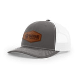 Leather Logo, Snapback Hat