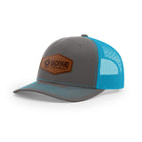 Leather Logo, Snapback Hat