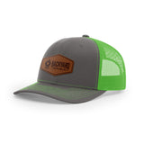 Leather Logo, Snapback Hat