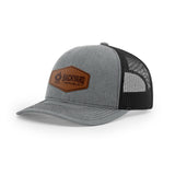 Leather Logo, Snapback Hat