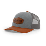 Leather Logo, Snapback Hat