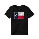 Texas Flag BBQ Grilling, Cotton/Poly Blend Tee