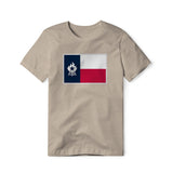 Texas Flag BBQ Grilling, Cotton/Poly Blend Tee