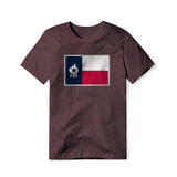 Texas Flag BBQ Grilling, Cotton/Poly Blend Tee