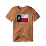 Texas Flag BBQ Grilling, Cotton/Poly Blend Tee