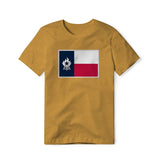 Texas Flag BBQ Grilling, Cotton/Poly Blend Tee