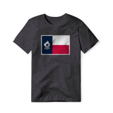 Texas Flag BBQ Grilling, Cotton/Poly Blend Tee