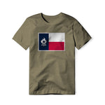 Texas Flag BBQ Grilling, Cotton/Poly Blend Tee