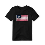 USA Flag BBQ Grilling, Classic Cotton Tee