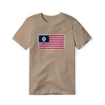 USA Flag BBQ Grilling, Classic Cotton Tee