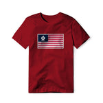 USA Flag BBQ Grilling, Classic Cotton Tee