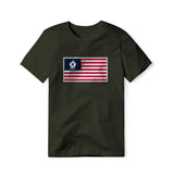 USA Flag BBQ Grilling, Classic Cotton Tee