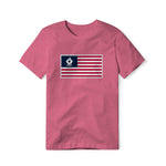 USA Flag BBQ Grilling, Cotton/Poly Blend Tee