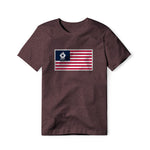 USA Flag BBQ Grilling, Cotton/Poly Blend Tee