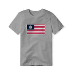 USA Flag BBQ Grilling, Cotton/Poly Blend Tee