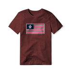 USA Flag BBQ Grilling, Cotton/Poly Blend Tee