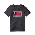 USA Flag BBQ Grilling, Cotton/Poly Blend Tee