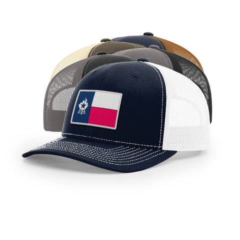 Texas Flag BBQ Grilling (Color), Snapback Hat