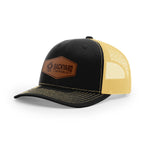 Leather Logo Snapback Hat