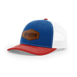 Leather Logo Snapback Hat