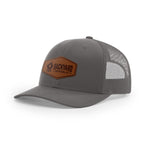 Leather Logo, Snapback Hat