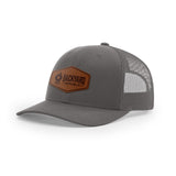 Leather Logo, Snapback Hat
