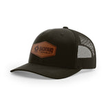 Leather Logo, Snapback Hat