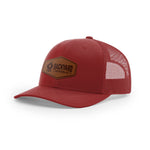 Leather Logo, Snapback Hat