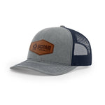 Leather Logo, Snapback Hat