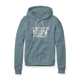 I'd Rather Be Smokin' A Brisket, Fleece Hoodie