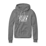 I'd Rather Be Smokin' A Brisket, Fleece Hoodie