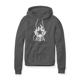 Icon (White), Fleece Hoodie