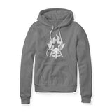 Icon (White), Fleece Hoodie