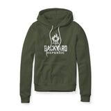 Logo (White), Fleece Hoodie