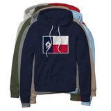 Texas Flag BBQ Grilling, Fleece Hoodie