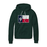 Texas Flag BBQ Grilling, Fleece Hoodie