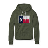 Texas Flag BBQ Grilling, Fleece Hoodie