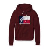 Texas Flag BBQ Grilling, Fleece Hoodie
