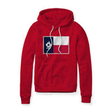 Texas Flag BBQ Grilling, Fleece Hoodie